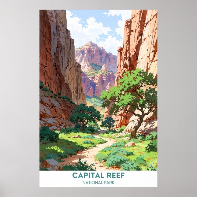 Capital Reef National Park, Utah Poster (Framsidan)
