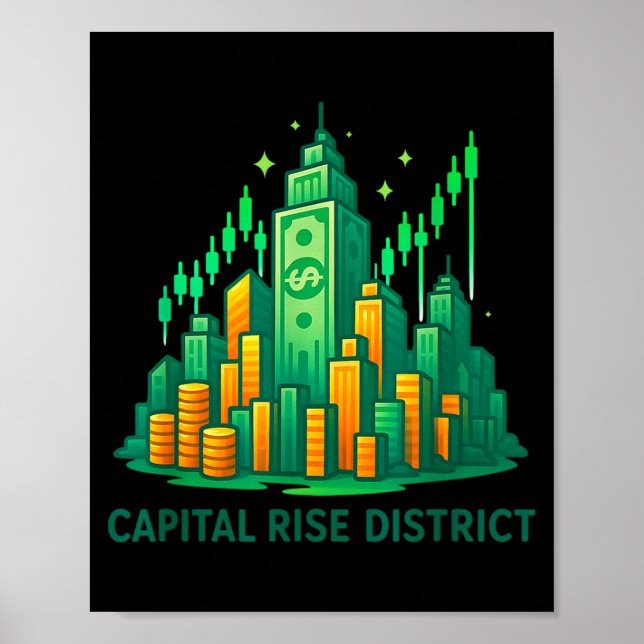 Capital Rise District Marknadsvision  Poster (Framsidan)
