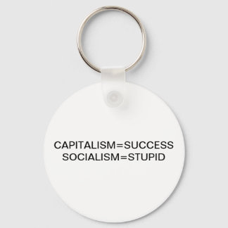 CAPITALISM=SUCCESS SOCIALISM=STUPID NYCKELRING