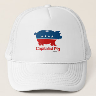 Capitalist Gris Truckerkeps