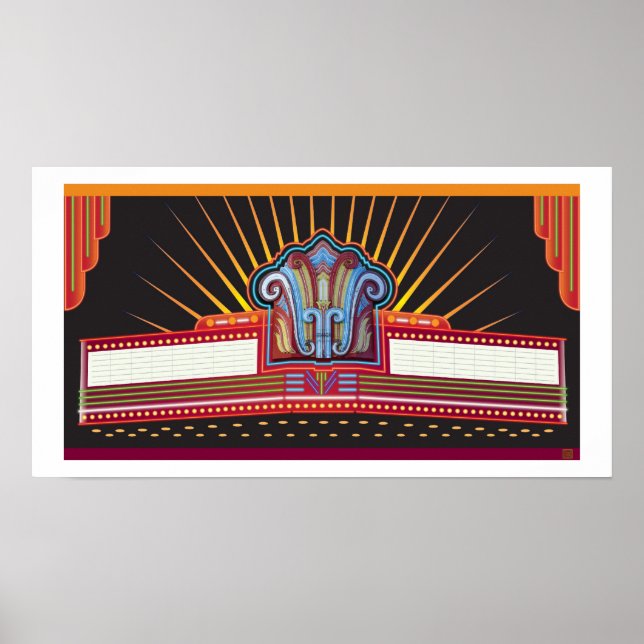 Capitan Marquee-Print Poster (Framsidan)