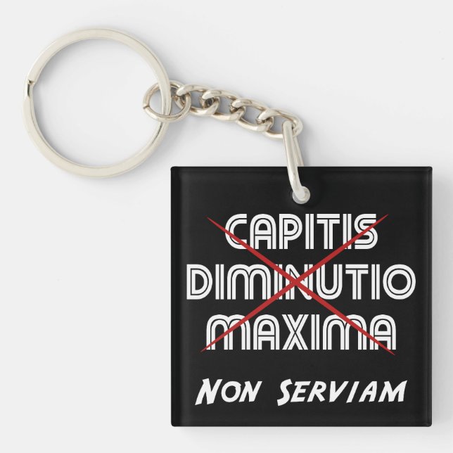capitis diminutio maxima non serviam (Framsidan)