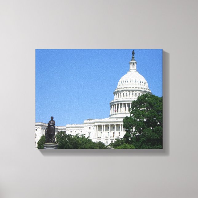 Capitol Building i Washington DC Canvastryck (Framsida)
