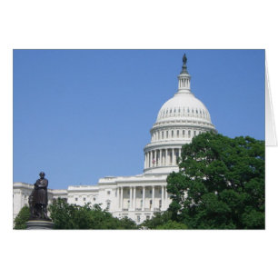 Capitol Building i Washington DC Hälsningskort