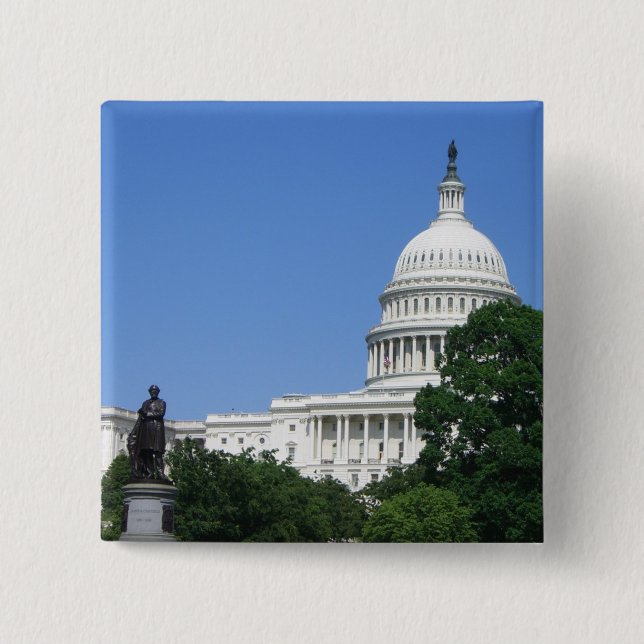 Capitol Building i Washington DC Knapp (Framsida)