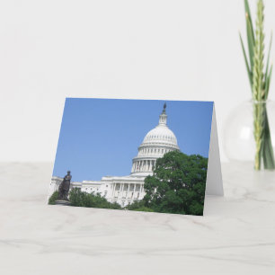 Capitol Building i Washington DC Kort