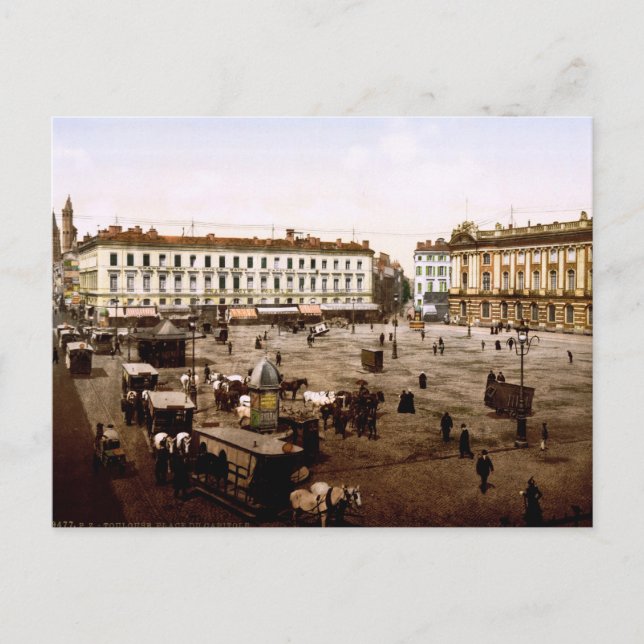 Capitol Place Toulouse Frankrike Vykort (Framsida)