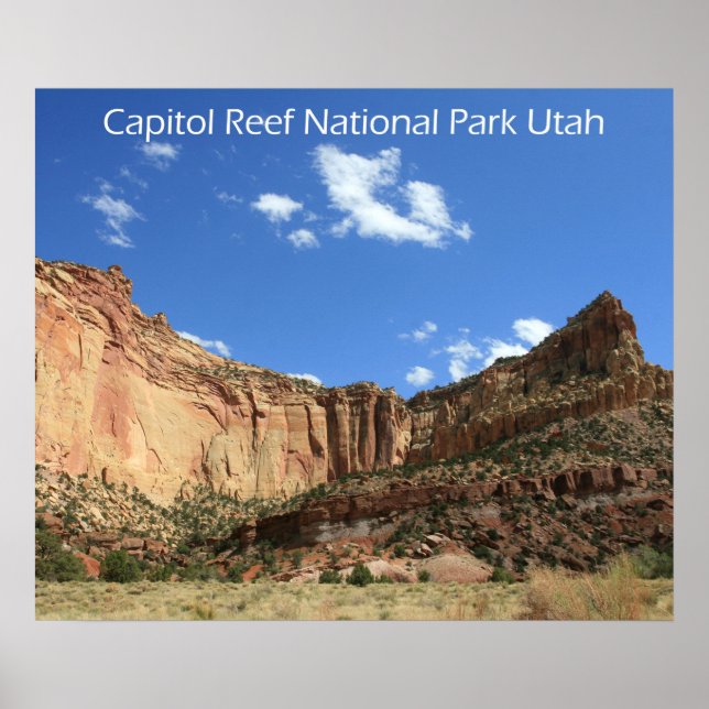 Capitol Reef National Park-affisch Poster (Framsidan)