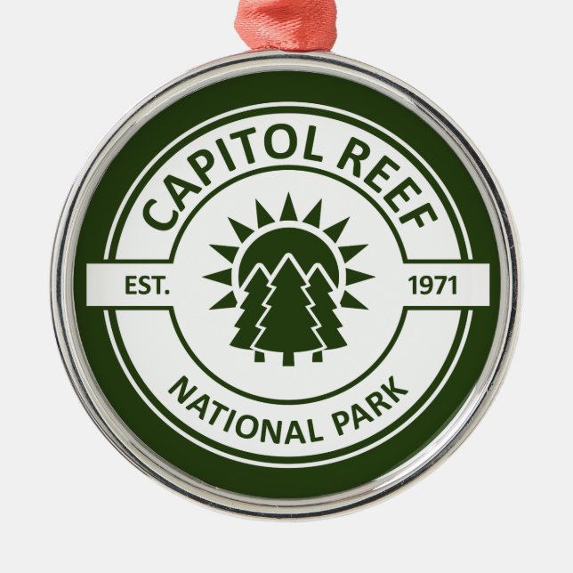 Capitol Reef National Park Julgransprydnad Metall (Framsidan)