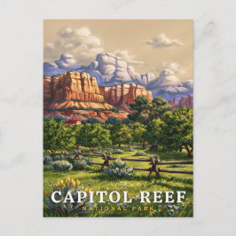 Capitol Reef National Park Ökenoas Vykort