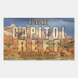 Capitol Reef National Park Stickers Rektangulärt Klistermärke