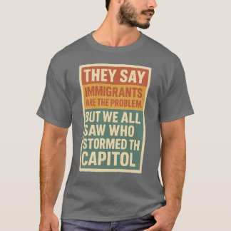 Capitol Riot Politisk Ansvarighetscitat T Shirt