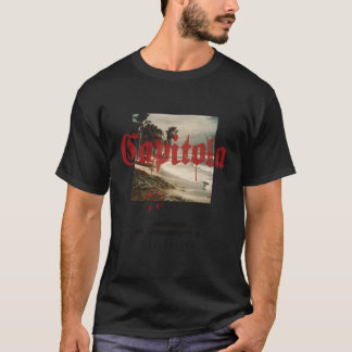 Capitola California Ca Tattoo Beach Surfa T Shirt
