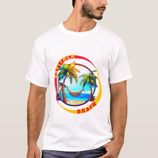 Capitola California Santa Cruz Beach, av InesNesi T Shirt (Framsida)