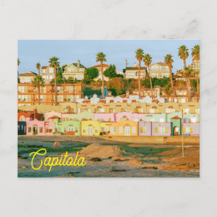 Capitola Carlifornia Sunrise Filmfoto Vykort