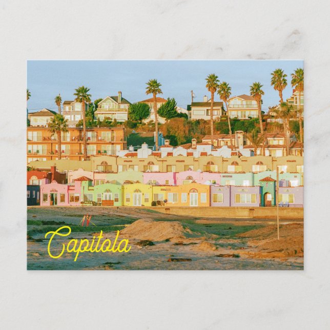 Capitola Carlifornia Sunrise | Filmfoto Vykort (Framsida)