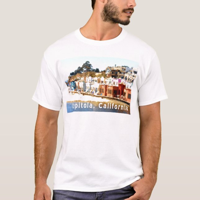 Capitola-Kalifornien Tee Shirt (Framsida)