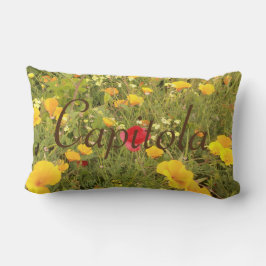 Capitola med blomsterträdgård lumbarkudde