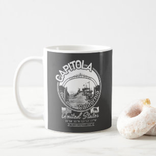 CAPITOLA SANTA CRUZ CALIFORNIA - CAPITOLA WHARF KAFFEMUGG