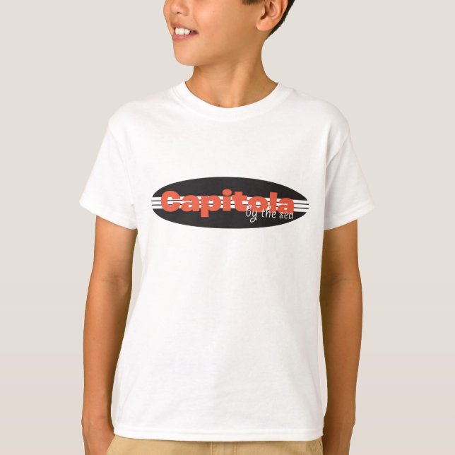 Capitola surfa stiger ombord T-skjortan Tee (Framsida)