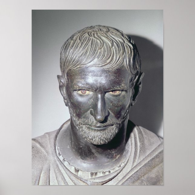 Capitoline Brutus, 400-talet BC Poster (Framsidan)