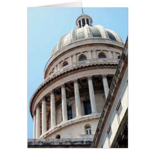 capitolio habana dome hälsningskort (Framsidan)