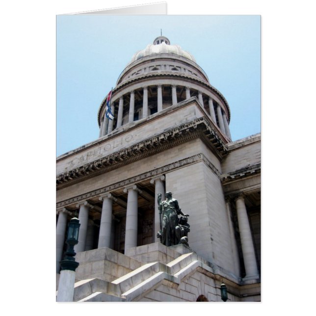 capitolio habana hälsningskort (Framsidan)