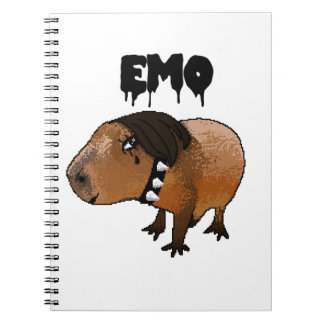 Capivara Emo Caderno Anteckningsbok