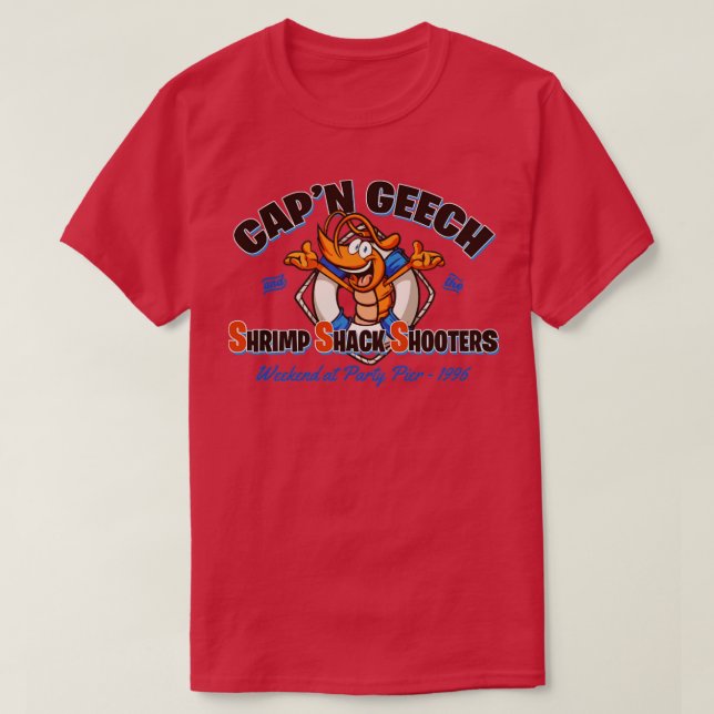 Capn Geech och Shack Shooters som du gör T Shirt (Design framsida)