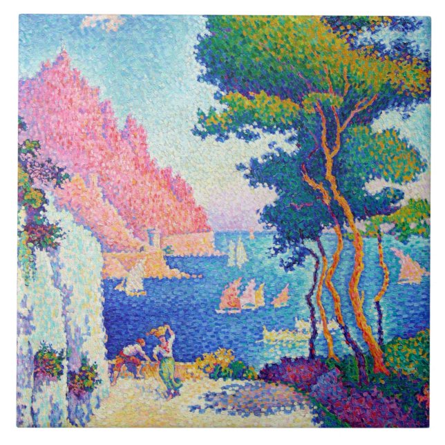 Capo di Noli, Signac Kakelplatta (Framsidan)