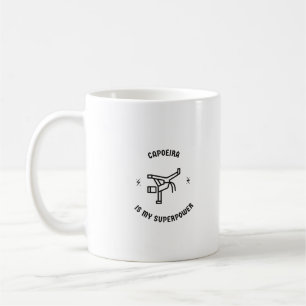 Capoeira är min supermakt kaffemugg