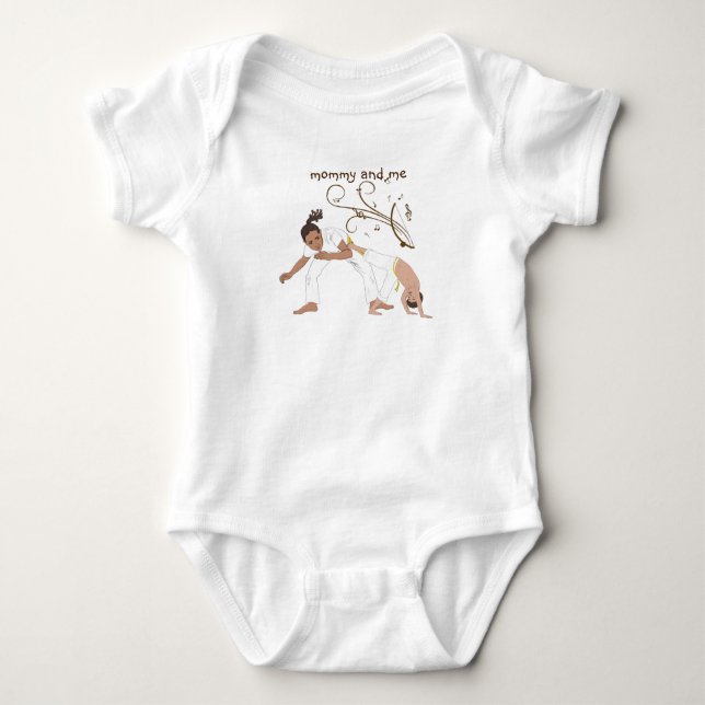 Capoeira baby t shirt (Framsida)