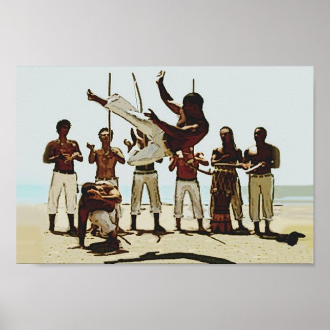 CAPOEIRA BAHIA 01 POSTER (Framsidan)