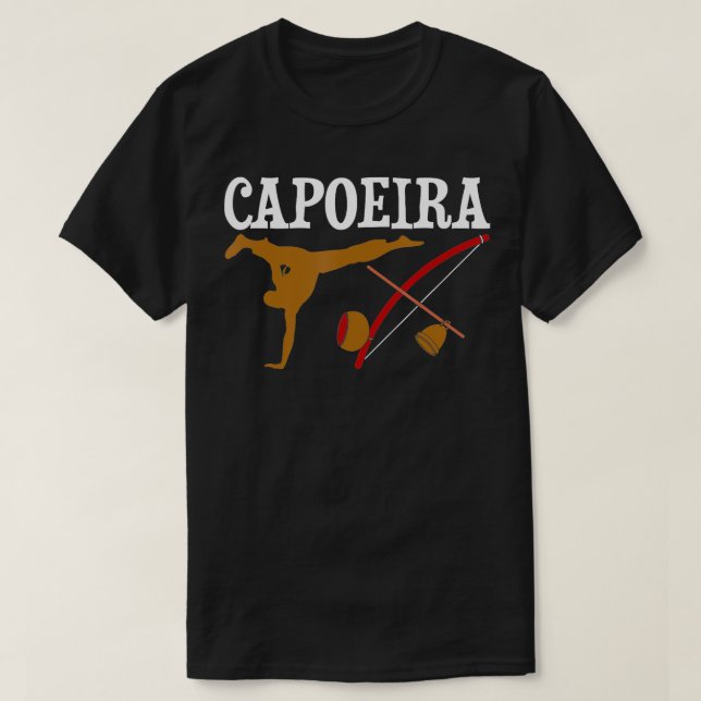 Capoeira Berimbau Brazilian Mixed Martial Arts Sel T Shirt (Design framsida)