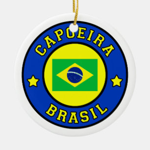 Capoeira Brasil Julgransprydnad Keramik