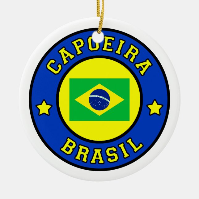 Capoeira Brasil Julgransprydnad Keramik (Framsidan)