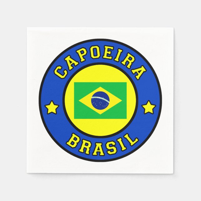 Capoeira Brasil Pappersservett (Framsidan)