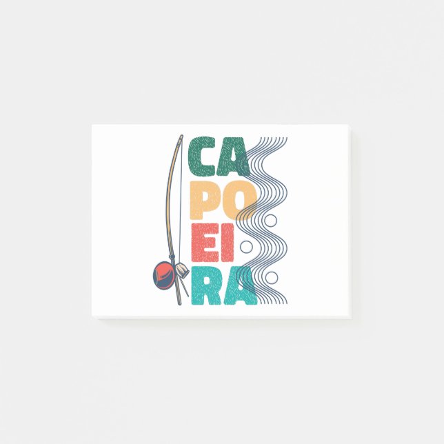 Capoeira - Brasiliansk Kampkonst Post-it Block (Framsida)