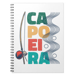 Capoeira brasiliansk kampsport anteckningsbok