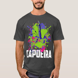 Capoeira Brasiliens Roligt för martialkonst och sp T Shirt