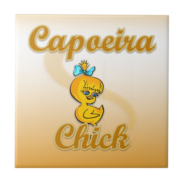 Capoeira chick kakelplatta (Framsidan)
