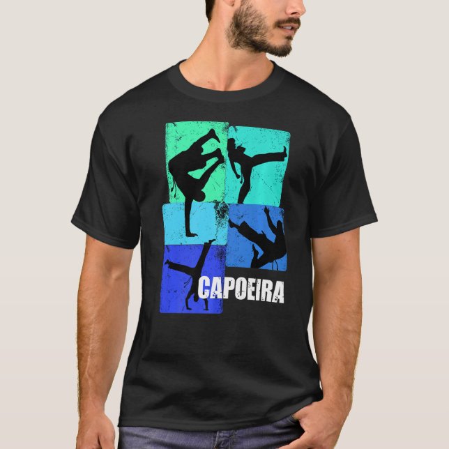 Capoeira Clothing for Capoeirista Gear Capoeira T Shirt (Framsida)