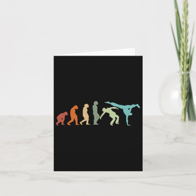 Capoeira Dance Martial Arts Brasilien Karate Evolu Kort (Framsida)
