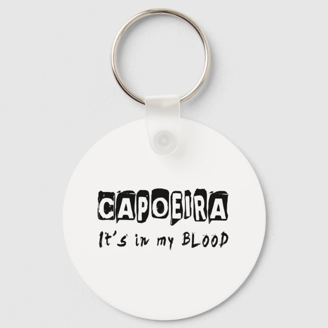 Capoeira Det är i mitt blod Nyckelring (Framsida)