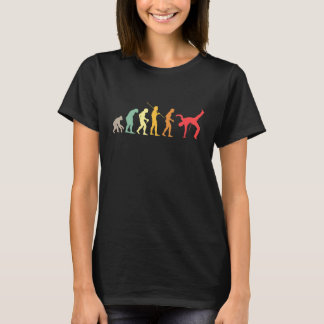 Capoeira Evolution Strong Trainer Retro Motif Ment T Shirt