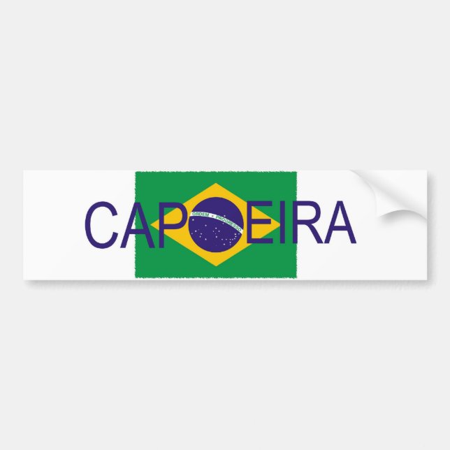 Capoeira flagga bildekal (Framsidan)
