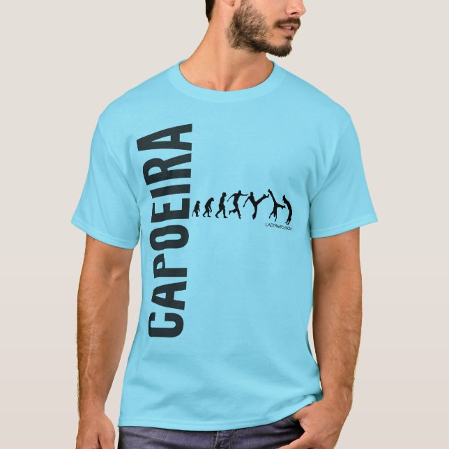 Capoeira grönt M T-shirt (Framsida)