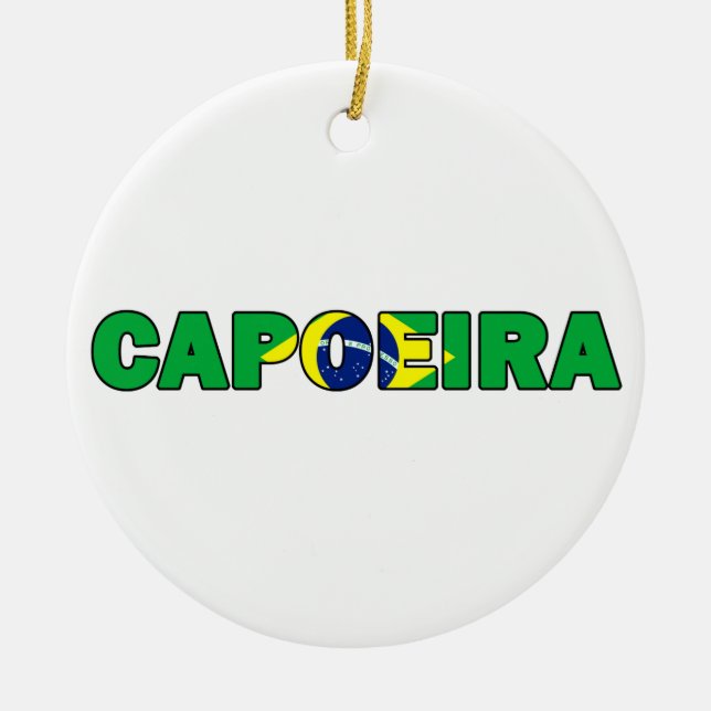 Capoeira Julgransprydnad Keramik (Framsidan)