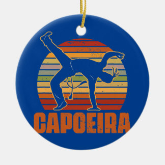 Capoeira Kickboxing Dance Fight Mixed Martial Julgransprydnad Keramik