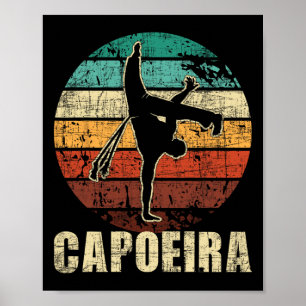 Capoeira - Kickboxning Brasiliansk kampsport Mma T Poster